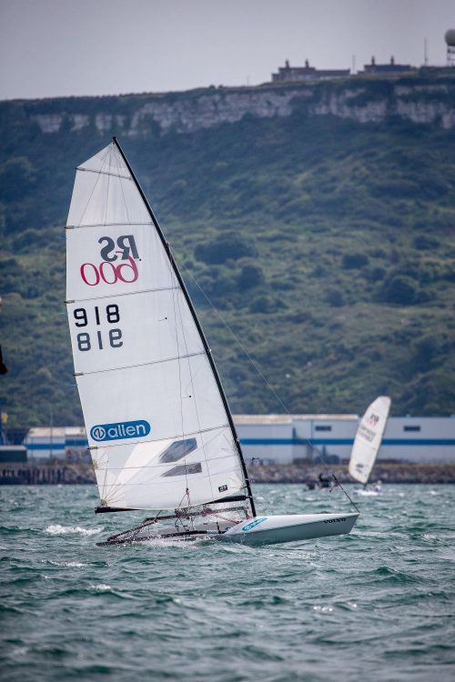 RS600 Sailing in Weymouth Harbour