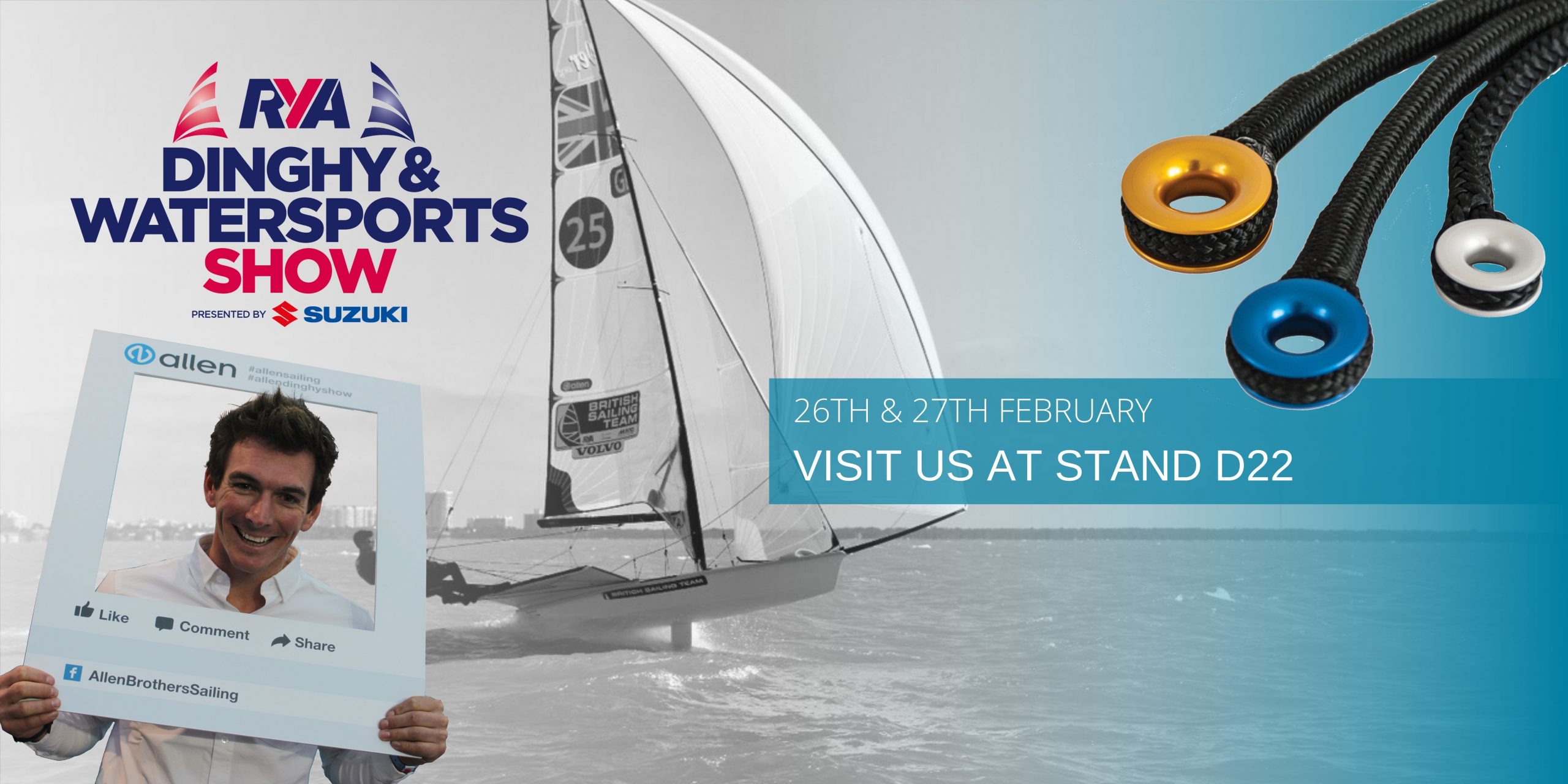 Allen at the 2022 Dinghy Show