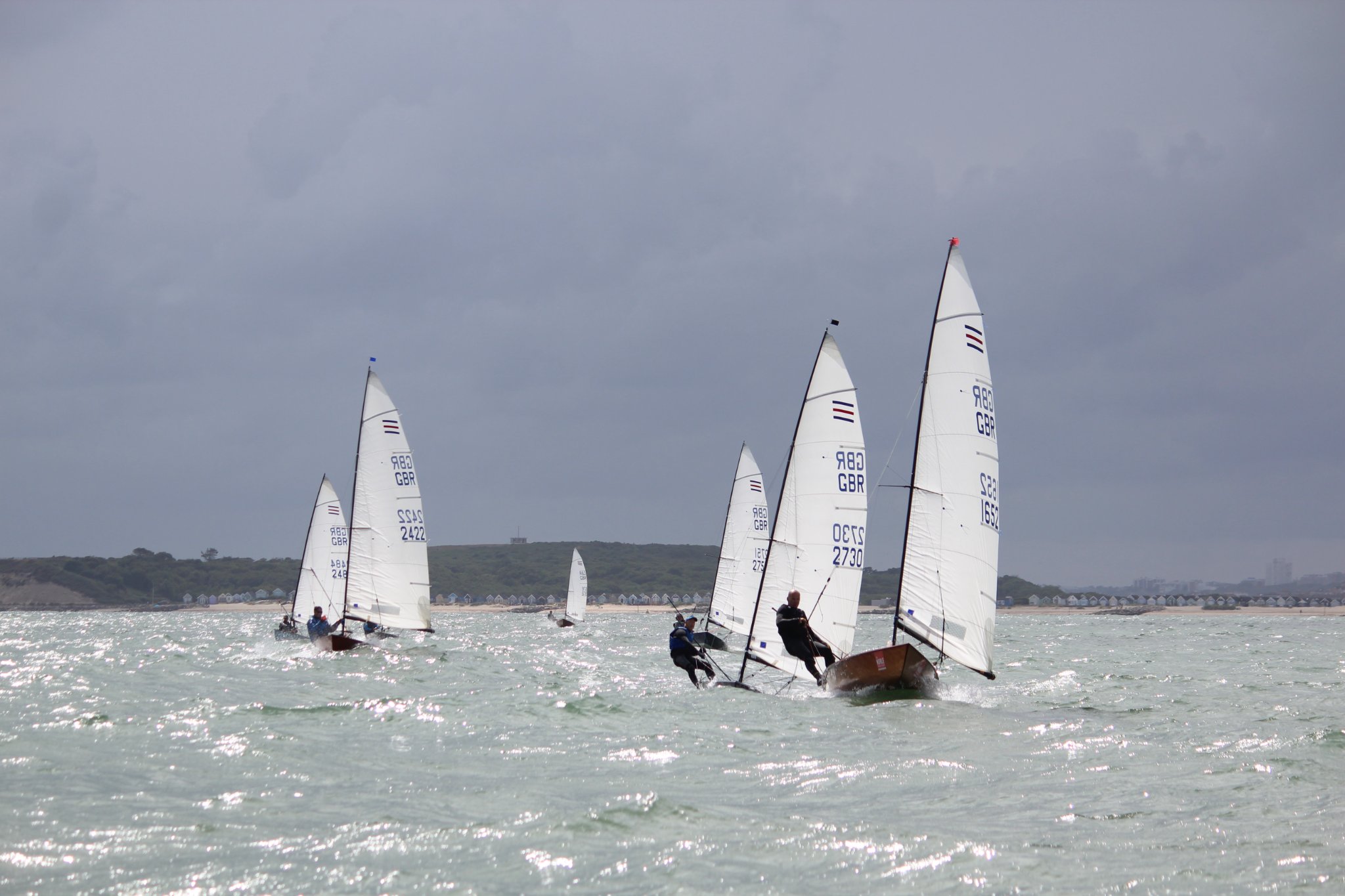 contender dinghy's at highcliffe