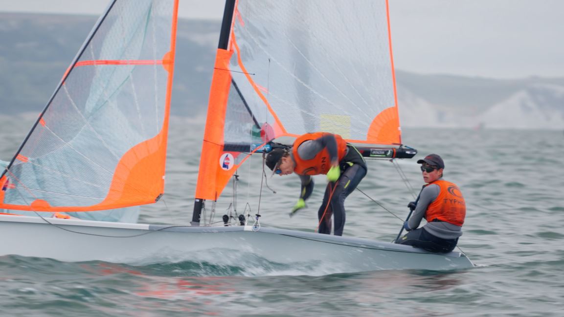 Charlie Gran & Sam Webb 29er sailing