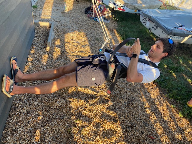 Keyball trapeze harness testing