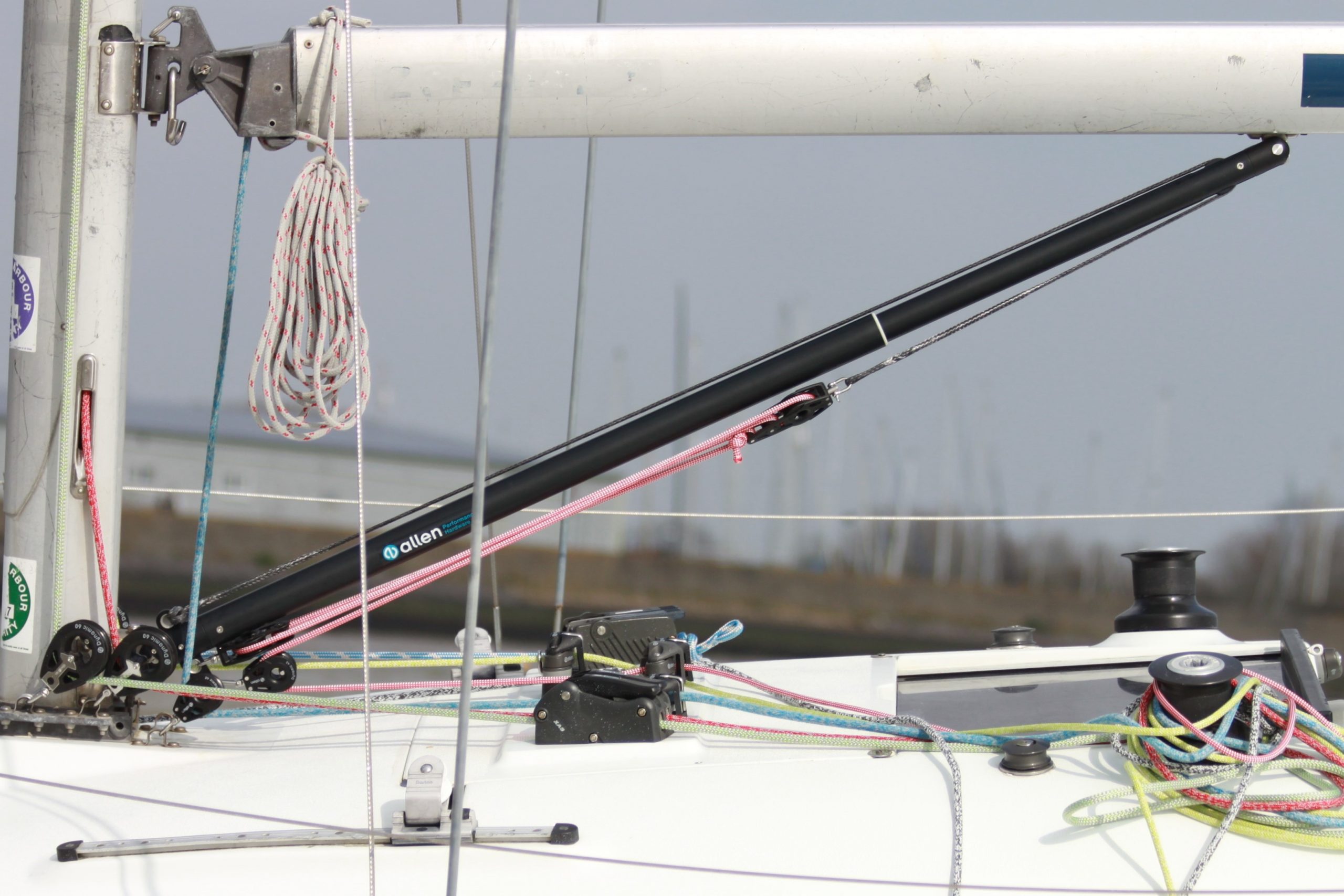 Allen Vang King on Hunter 707 Keelboat